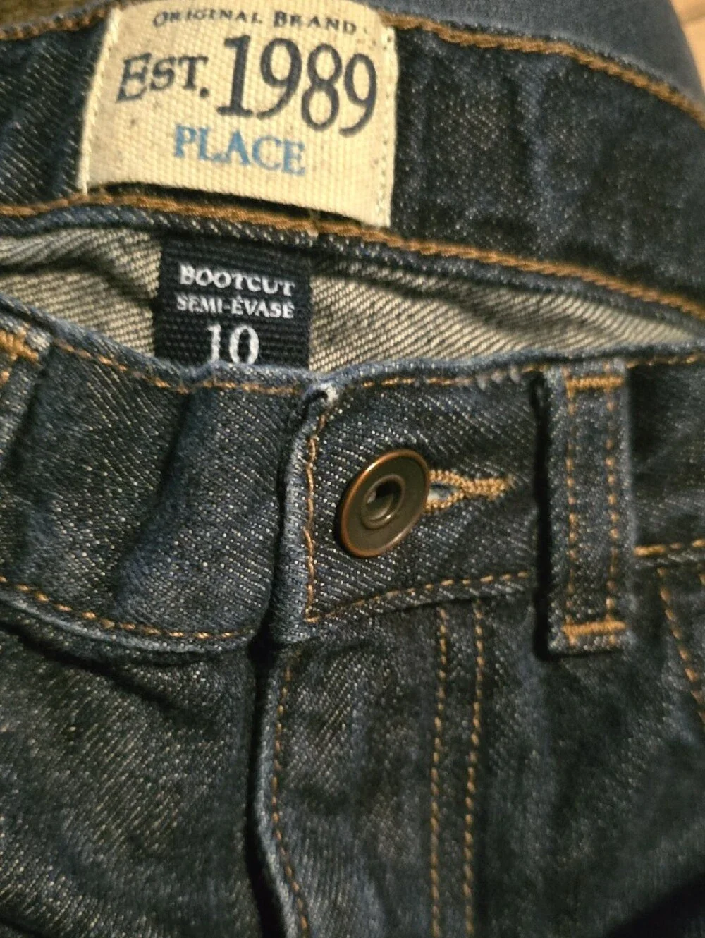 The Children's Place Dark Blue Bootcut Jeans
